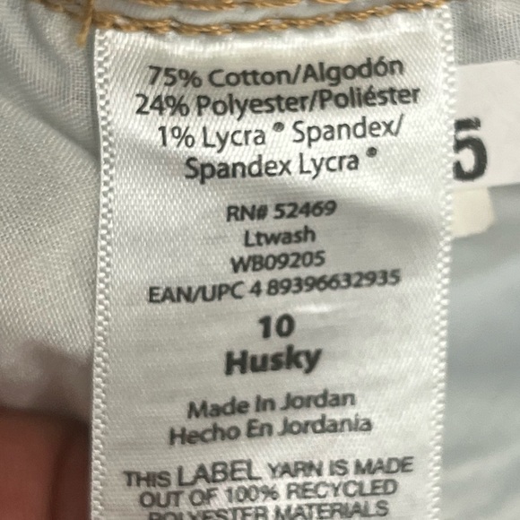 Wonder Nation Boys Slim Knit Stretch Denim Jeans Adjustable Waist, 10 Husky - Picture 3 of 8